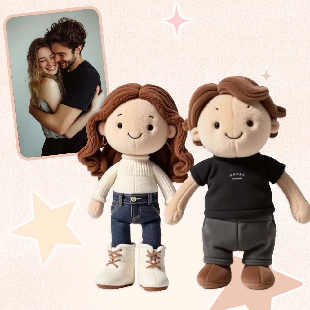 Gepersonaliseerde Foto Van Een Koppel, Cadeau Voor Familie