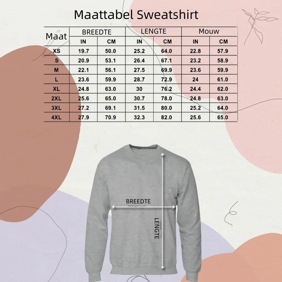 Geborduurde Hoodie Op Maat Met Portret Van Een Koppel en Jubileumdatum