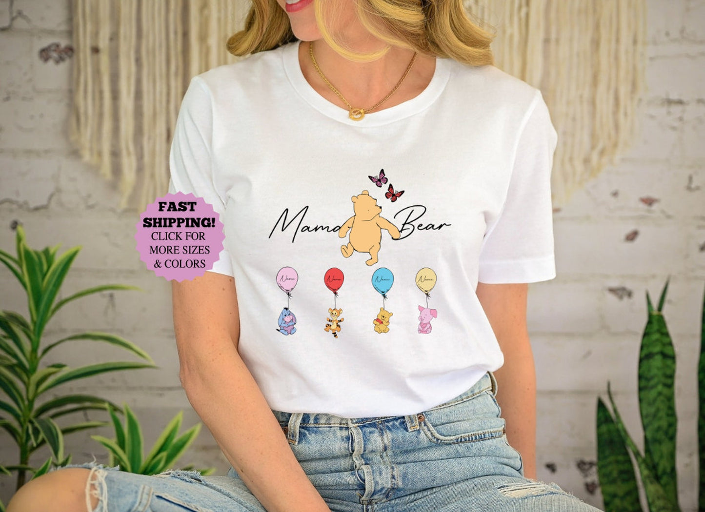 Aangepast Mama Bear-shirt, Mama met kindernaam op sweatshirt, Gepersonaliseerd mama-shirt, Grappig Moederdagcadeau, Grappige Mama Bear-hoodie met naam