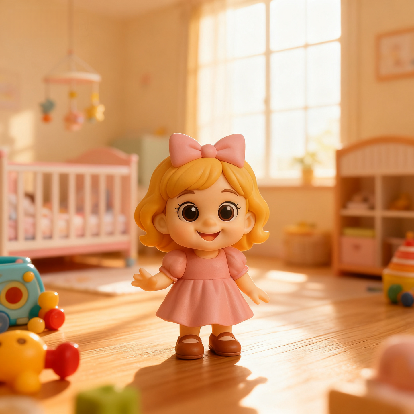 Aangepaste 3D-actiefiguur van foto Gepersonaliseerde babyfiguur Aangepaste 3D-minibabyfiguur cadeau