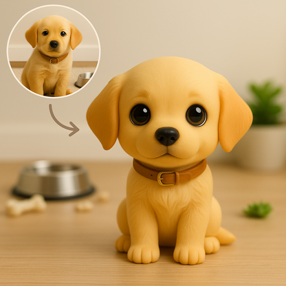 Aangepast 3D-modebeeldje van foto Uniek gepersonaliseerd cadeau voor stijlvolle jongens en mannen