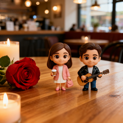 Cadeau op maat: gepersonaliseerde 3D-sleutelhanger en miniatuurfiguur – uniek gepersonaliseerd aandenken voor elke gelegenheid