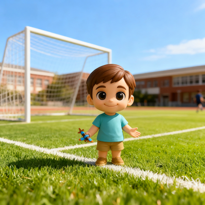 Aangepaste 3D-actiefiguur van foto - gepersonaliseerde kinderfiguur Aangepaste 3D-minifiguur cadeau voor kinderen