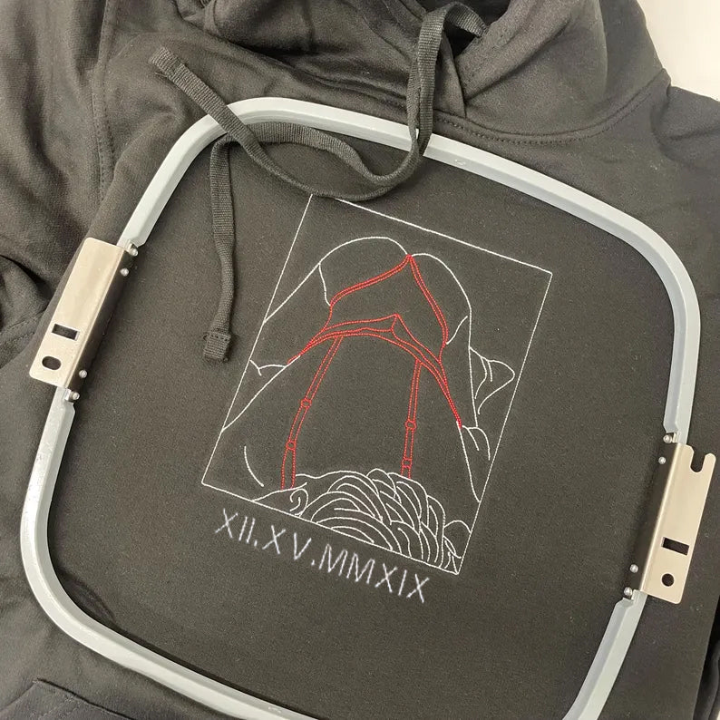 Hoodie met gepersonaliseerd hartje - Romantisch en attent cadeau voor hem/haar