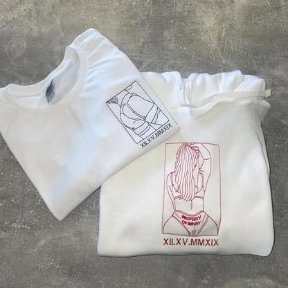 Hoodie met gepersonaliseerd hartje - Romantisch en attent cadeau voor hem/haar