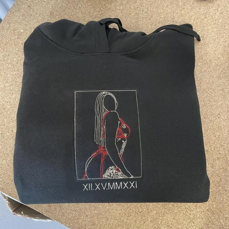 Hoodie met gepersonaliseerd hartje - Romantisch en attent cadeau voor hem/haar