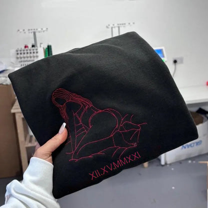 Hoodie met gepersonaliseerd hartje - Romantisch en attent cadeau voor hem/haar