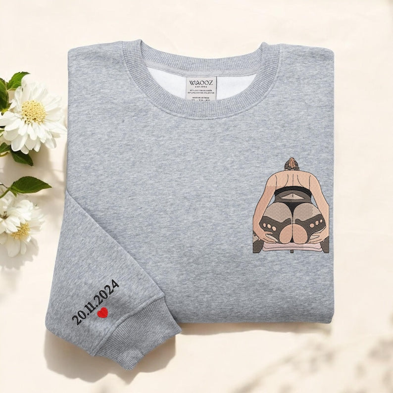 Hoodie op maat voor stellen met geborduurd liefdesmotief - Een uniek aandenken voor speciale gelegenheden