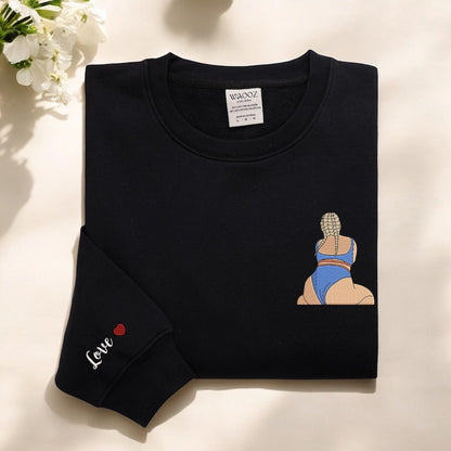 Hoodie op maat voor stellen met geborduurd liefdesmotief - Een uniek aandenken voor speciale gelegenheden