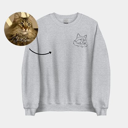 Cadeaus voor dierenliefhebbers, op maat geborduurd sweatshirt en hoodie