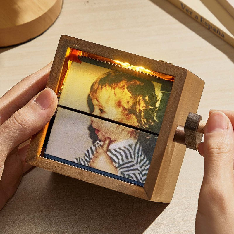 Video naar flipboek: aangepaste handmatige animatiebox voor foto's en video's