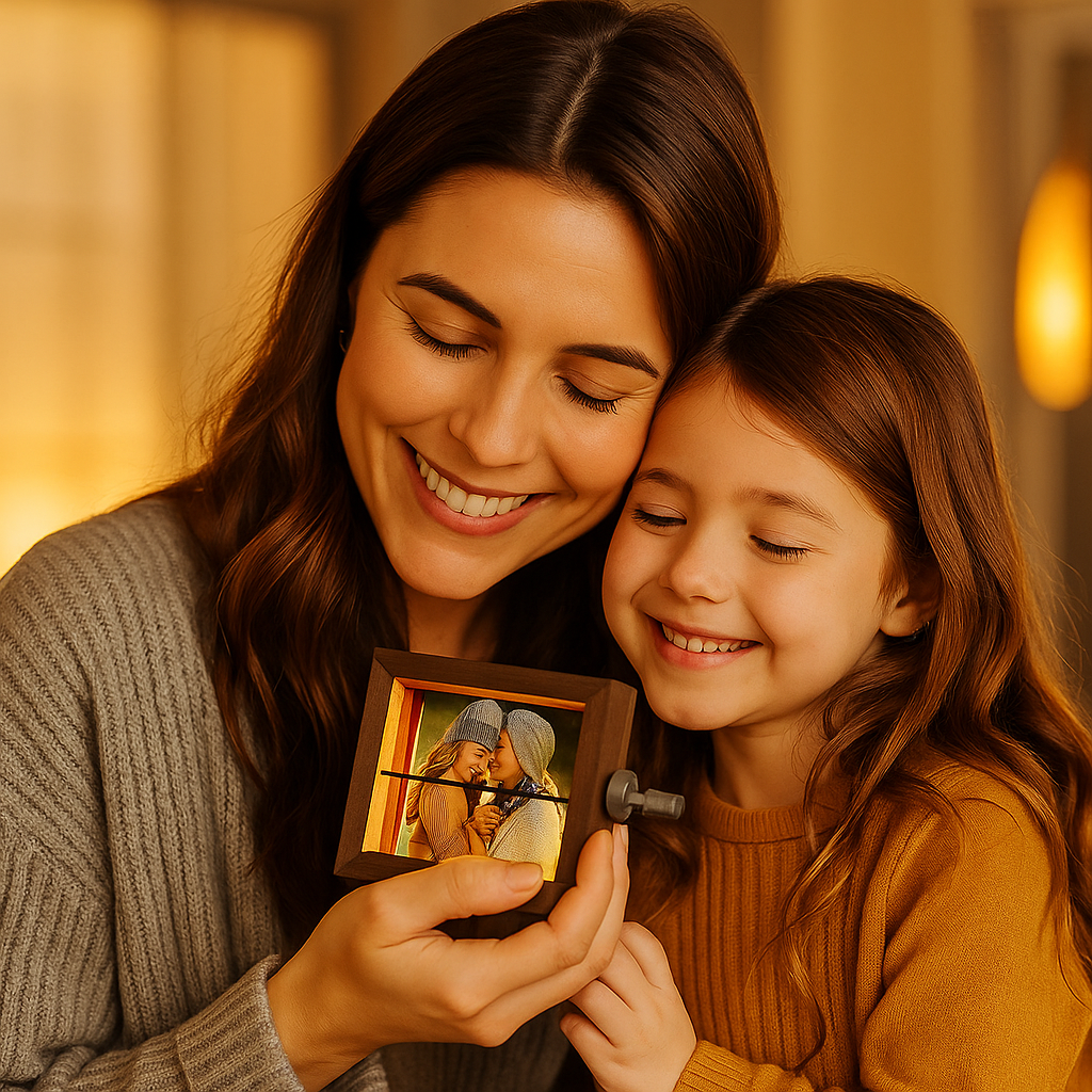 Aangepast flipboek voor het eerste jaar van je baby - met de hand te bedienen animatiebox voor fotoherinneringen