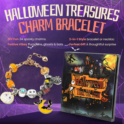 "Spooky Sparkle" Limited Edition Halloween Charm Armband - Betoverend Mooi Sieraden 🎃