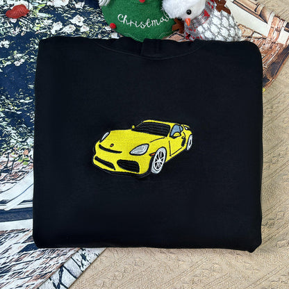 Plus fluwelen stijl - op maat gemaakte auto-sweatshirts/hoodies cadeaus voor autoliefhebbers