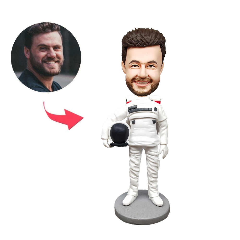 Gepersonaliseerde bobblehead-astronaut