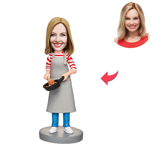 Gepersonaliseerde Bobblehead, gepersonaliseerde Bobblehead kookmoeder