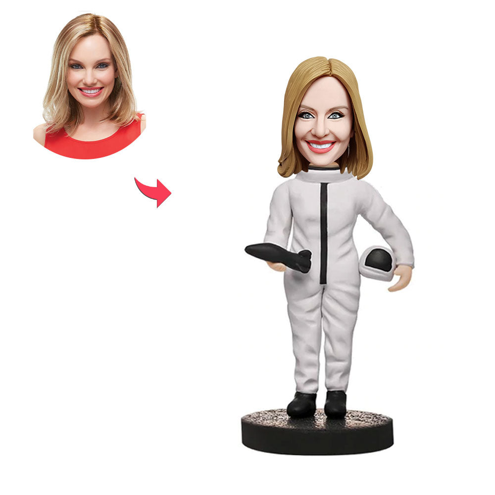 Aangepaste Bobblehead gepersonaliseerde Bobblehead-astronaut