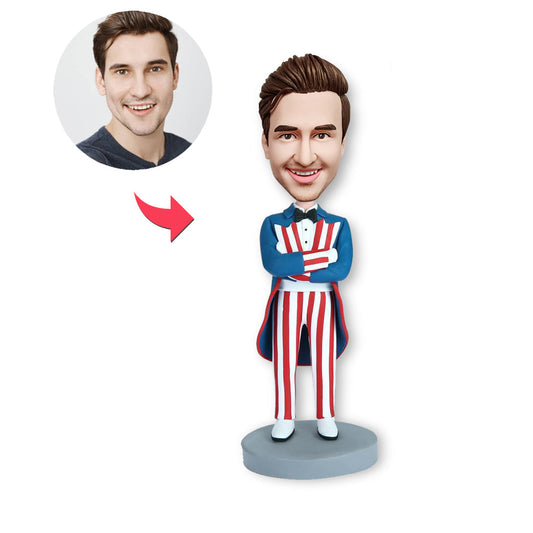 Aangepaste bobbleheads, gepersonaliseerde bobblehead-cadeaus voor een knappe man voor mijn dierbaren