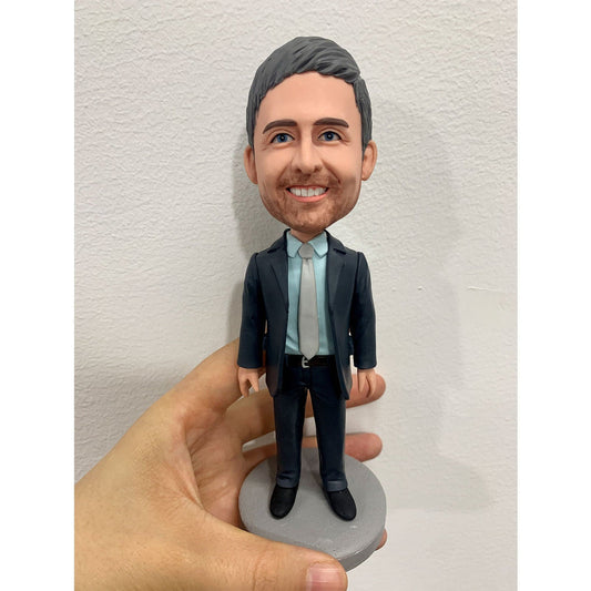 Gepersonaliseerde Bobblehead relatiegeschenken voor hem