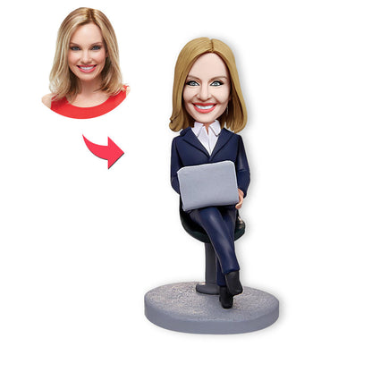 Aangepaste bobblehead, gepersonaliseerde bobblehead-baas