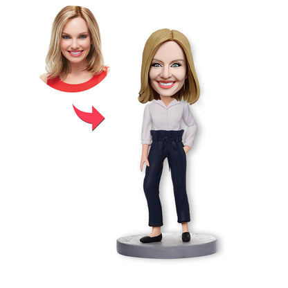 Aangepaste Bobblehead gepersonaliseerde Bobblehead mode vrouwelijke cadeaus voor haar