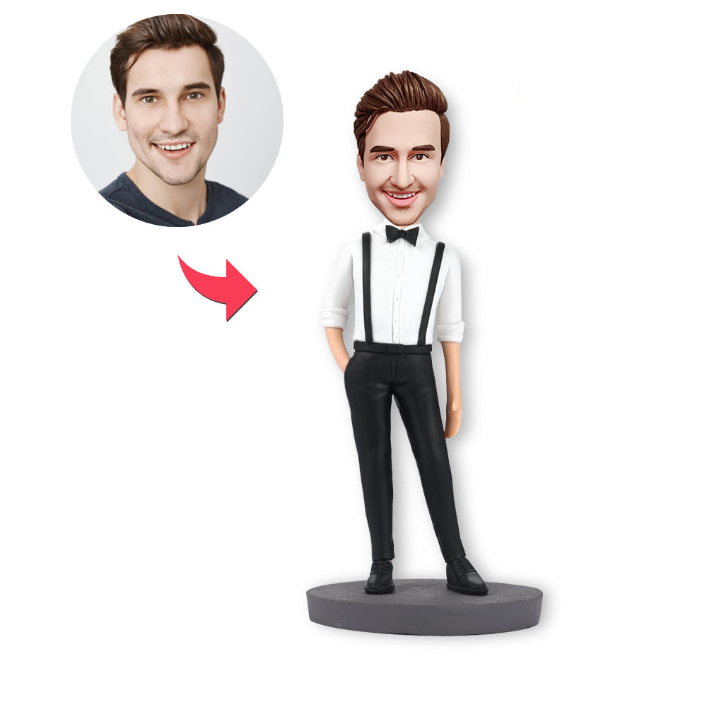 Gepersonaliseerde mode mannen Bobblehead-cadeaus voor hem