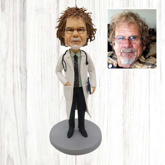 Aangepaste bobblehead, gepersonaliseerde bobblehead, gepersonaliseerde dokter bobblehead