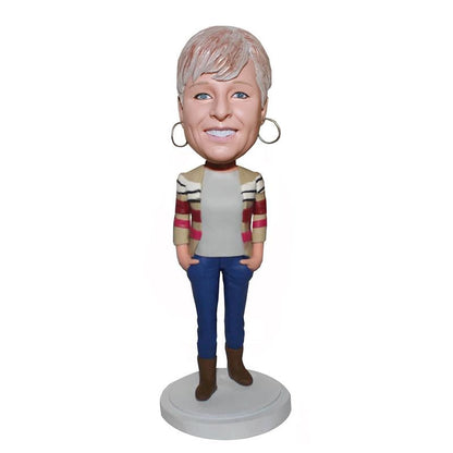 Aangepaste bobblehead-cadeaus voor haar