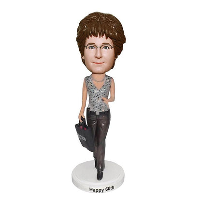 Aangepaste bobblehead-verjaardagscadeaus voor haar