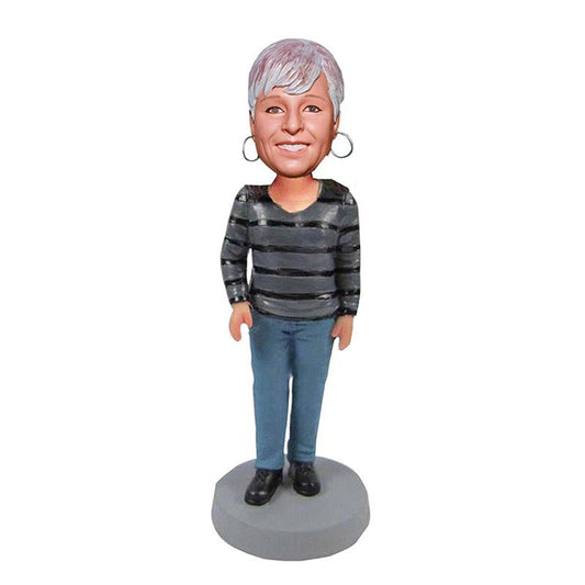 Op maat gemaakte bobblehead-cadeaus voor moeder