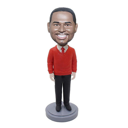 Vest man bobblehead