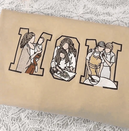 Familieportret hoodie voor gezin met 3 kinderen gepersonaliseerde karikatuur verjaardagscadeau