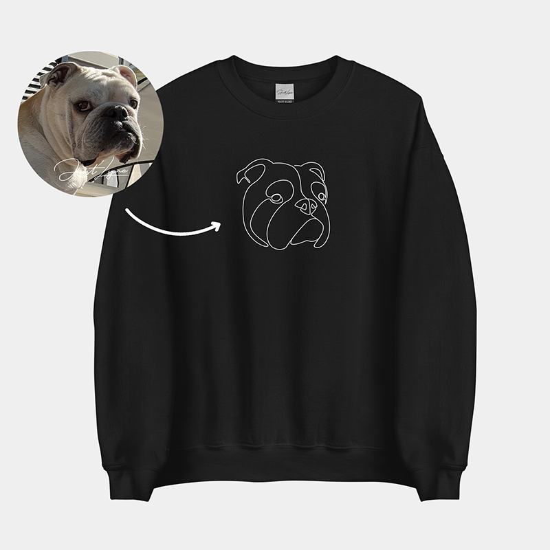 Cadeaus voor dierenliefhebbers, op maat geborduurd sweatshirt en hoodie