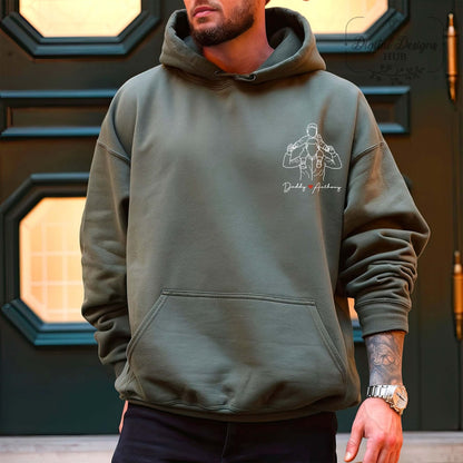 Gepersonaliseerde vadersfoto-shirt, Vaderdagshirt, gepersonaliseerd fotoshirt voor vader, Vaderdagcadeau