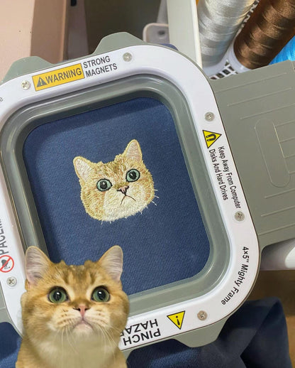 Geborduurde Huisdier Hoodies - Op Maat Gemaakte Sweatshirts met Dierenportretten voor Dierenliefhebbers