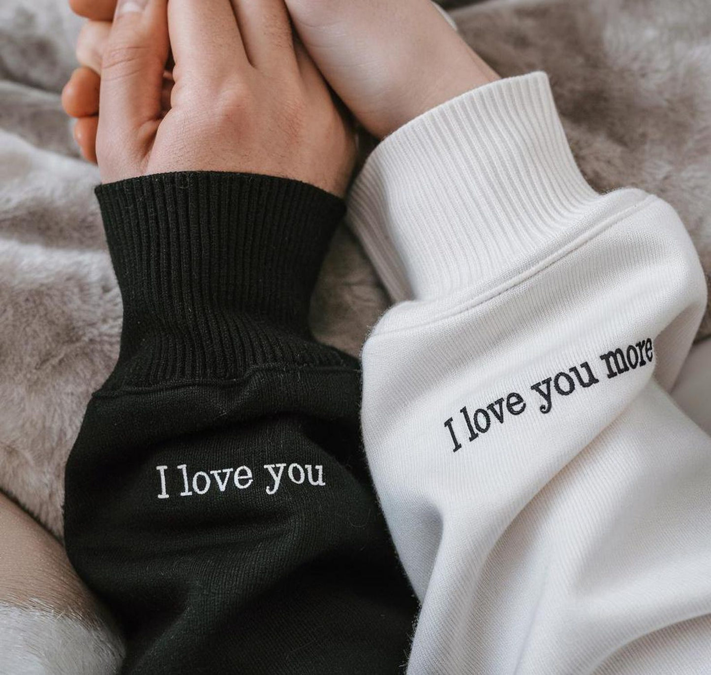Aangepaste geborduurde hoodie of sweatshirt met ronde hals, cadeaus voor koppels, jubileum, vriendin/vriend, lgbtq, verjaardag, huwelijkscadeau, bijpassende hoodies, cadeau voor haar