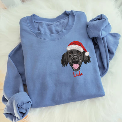 Unieke hoodie met foto van je huisdier – handgemaakt en geborduurd met liefde Kerstcadeaus