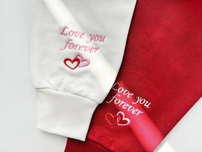 Aangepaste Boy Mama Sweatshirt, Geborduurde Boy Mama Sweatshirt, Aangepaste Mouw met Kindernamen, Voor Haar, Voor Mama