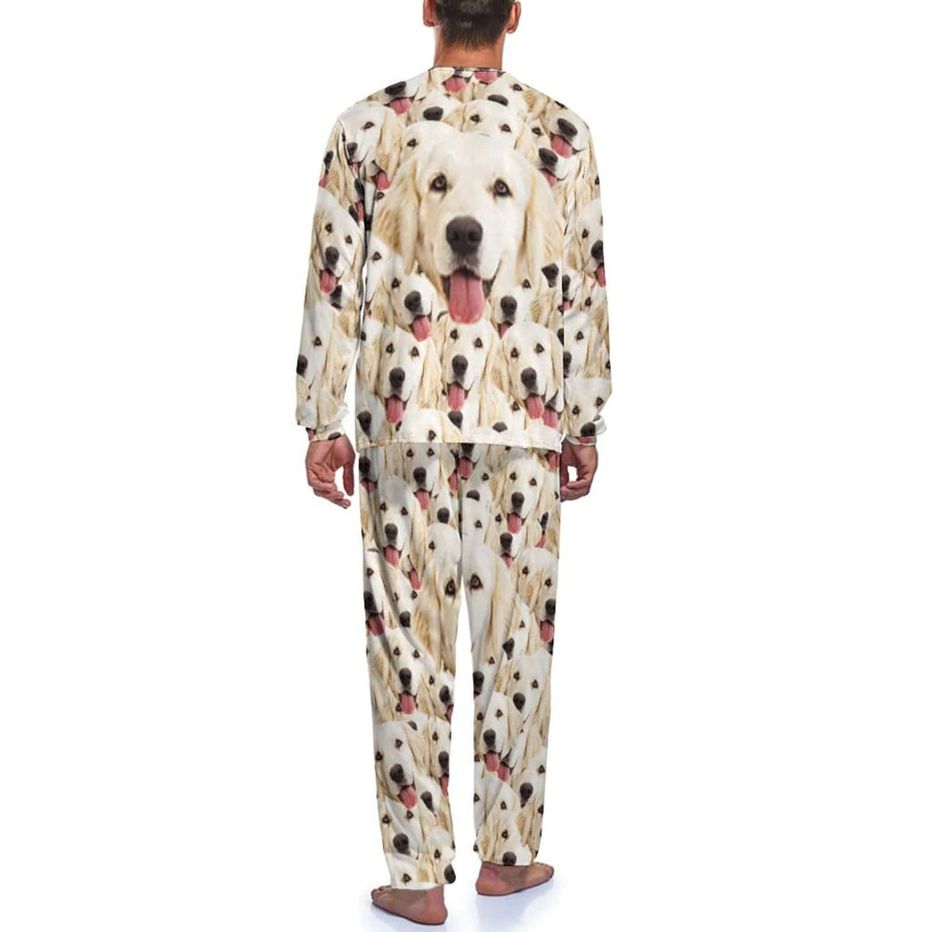 Pet Face en My Lovely Dog Pyjama Set Gepersonaliseerde herenpyjama's Zomerloungekleding