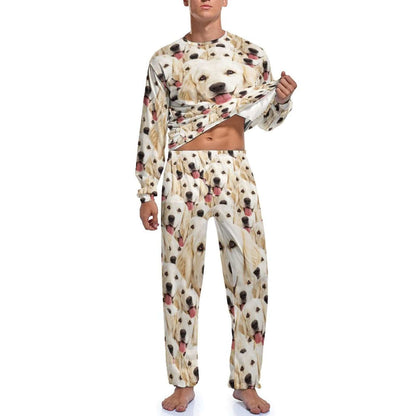 Pet Face en My Lovely Dog Pyjama Set Gepersonaliseerde herenpyjama's Zomerloungekleding