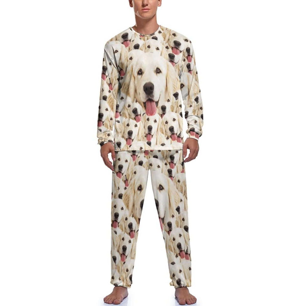 Pet Face en My Lovely Dog Pyjama Set Gepersonaliseerde herenpyjama's Zomerloungekleding